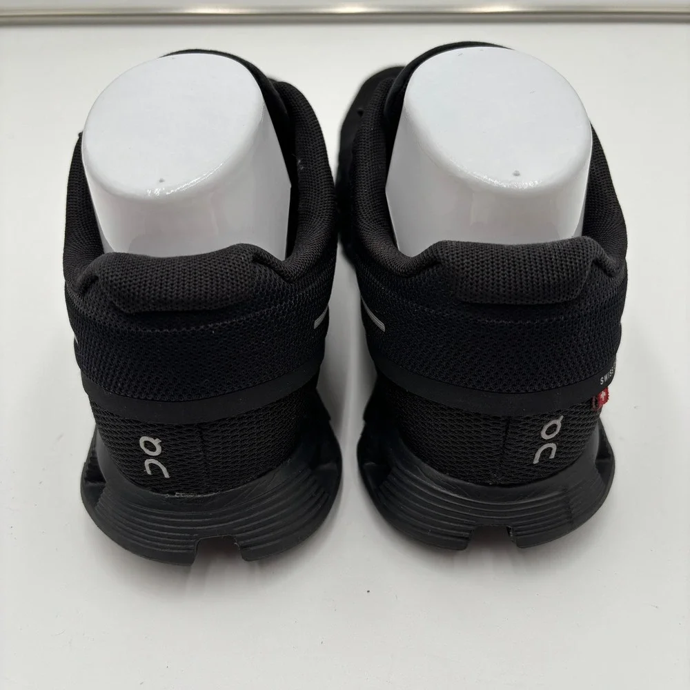 On Cloud Women's Running Shoes Black Mesh Sneakers Size 8 (Swiss Engineering) - Picture 6 of 9